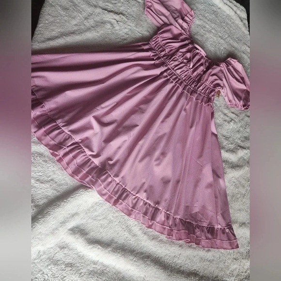 NWT Emery Pink Just Found Frill Dress LG - Picture 6 of 11
